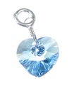 March Birthstone Crystal sterling silver charm .925 x 1 Birthstones