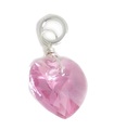 Ottobre Birthstone Crystal charm in argento sterling .925 x1 Birthstones