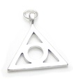 Pendentif grand charme en argent sterling ALANON .925 x 1 Alcooliques