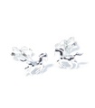 TINY Horse sterling silver stud earrings .925 x 1 pair horses studs