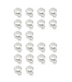 Paquete de 20 CHARM CARRIERS colgantes-soporte-fianza plata de ley 925