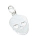 Skull sterling silver charm .925 x 1 Halloween & Skulls charms