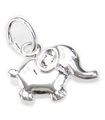 Elefant liten charm i sterling silver .925 x 1 Elefant charm