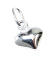 Cuore MICRO charm in argento sterling .925 x 1 TINY Love Hearts charms