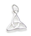 Kleeblattknoten TINY Sterling Silber Charm .925 x 1 Knoten Charms