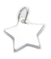 Star plain small sterling silver charm .925 x 1 Stars Special charms