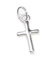 Ciondolo croce piccola in argento sterling .925 x 1 Croci sante charms