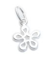 Tiny Flower charm i sterlingsilver .925 x 1 Blommor