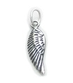 Angel Wing liten charm i sterling silver .925 x 1 Angels Wings berlocker