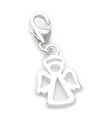 Angel on clip small sterling silver charm .925 x 1 Angels charms