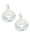 Set van 2 Tree of Life sterling zilveren bedels .925 Trees bedel