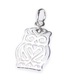 Owl small sterling silver charm .925 x 1 Birds and Owls charms