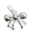 Bow TINY charm i sterling silver .925 x 1 Pretty Bows berlocker