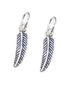 Packung mit 2 TINY Feathers Sterling Silber Charms .925 Feder Charm