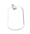 Tag hanger van sterlingzilver .925 x 1 Tags bedels