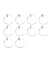 10er Pack gravierbare Scheibe Sterling Silber Charms ca. 16mm .925