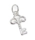 Apx 13mm Key TINY sterling silver charm .925 x 1 Keys charms