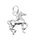 Pferd klein Sterling Silber Charm .925 x 1 Pferde und Fohlen Charms