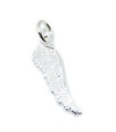 Angel Wing liten charm i sterling silver .925 x 1 Angels Wings berlocker