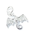 Charm de plata esterlina de dragón .925 x 1 Charms de dragones y bestias voladoras