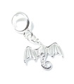 Drache Sterling Silber Perlenanhänger .925 x 1 Flying Dragons Charms