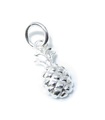 Pineapple Tiny 2D charm i sterling silver .925 x 1 Ananas charm