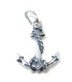 Charm colgante de plata de ley con ancla .925 x 1 Colgantes y charms de anclas