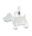 Charm in argento sterling cane Scottie Scotty .925 x 1 Scottys Dogs charms