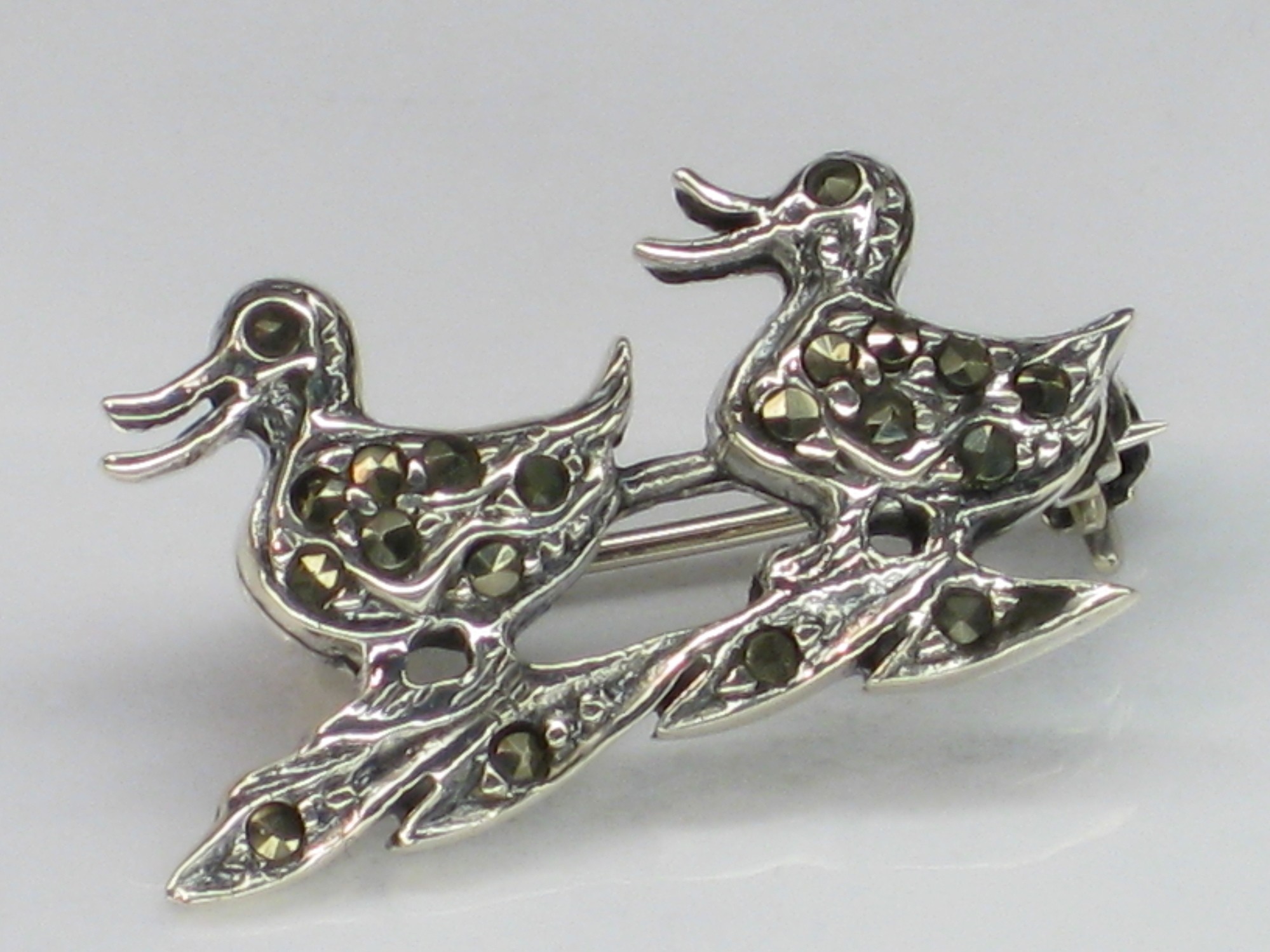 Silver hot sale brooches ebay