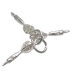 Darts set of 3 sterling silver charm .925 x 1 dart charms