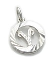 Letter Y Initial .925 silver charm pendant x1 initials charms Range10