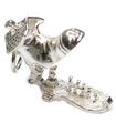 Old woman who lived in a shoe sterling silver charm .925 x 1 Rhyme charms