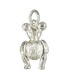 Teddybeer - beweegbare armen en benen sterling zilveren bedel .925 x 1 bedels
