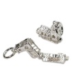 Charm apertura chiesa piccolo argento sterling .925 x 1 Holy charms