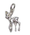 Płowy jelonek Bambi srebro charms .925 x 1 charms