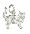 Breloque chat en argent sterling .925 x 1 Chats chats chats breloques