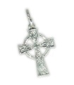 Ciondolo ciondolo croce piccola in argento sterling stile celtico .925 x1 croci