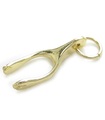 Wishbone liten WIsh Bone 9ct guld charm .375 x 1 Lucky charms