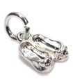 Ballerine TINY charm in argento sterling .925 x 1 ciondoli ballerina