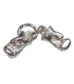 Boxing Gloves pair small sterling silver charm .925 x 1 boxer charms