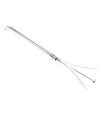 Swizzle Stick mezclador de bebidas de plata esterlina .925 x 1 Regalos para beber