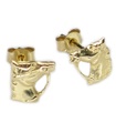 Tête de cheval TINY Boucles d'oreilles en or 9 carats .375 x 1 paire