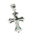 Pendentif croix en argent sterling .925 x 1 croix pendentifs