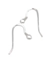 1 par Earring Wires Sterling Silver .925 Fish Hook Findings beslag