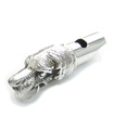 Fischietto per cani ciondolo in argento sterling - portachiavi .925 x 1 Dogs Whistles