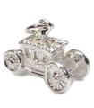 Royal Coronation Coach Carriage Sterling Silber Charm .925 x 1 Charms