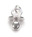 Baby Dummy charm i sterling silver .925 x 1 bebis