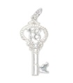 18. Geburtstag Schlüssel Sterling Silber Charm-Anhänger .925x 1 Geburtstags-Charms