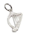 Harpa sterling silver charm .925 x 1 musik charm