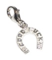 Good Luck Horse Shoe sterling silver charm .925 x 1 lucky charms